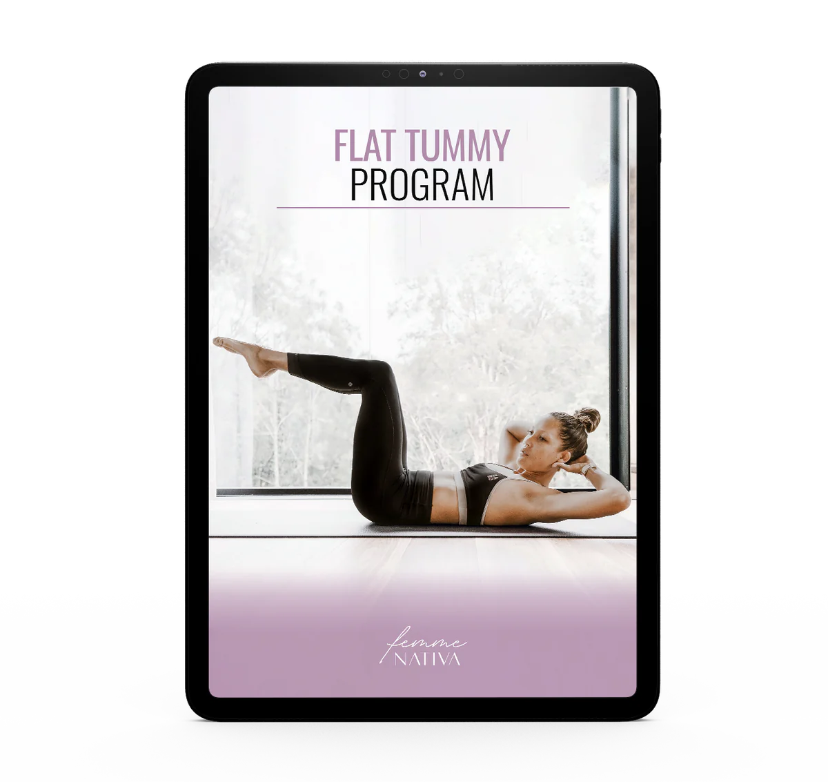 flat tummy program banner