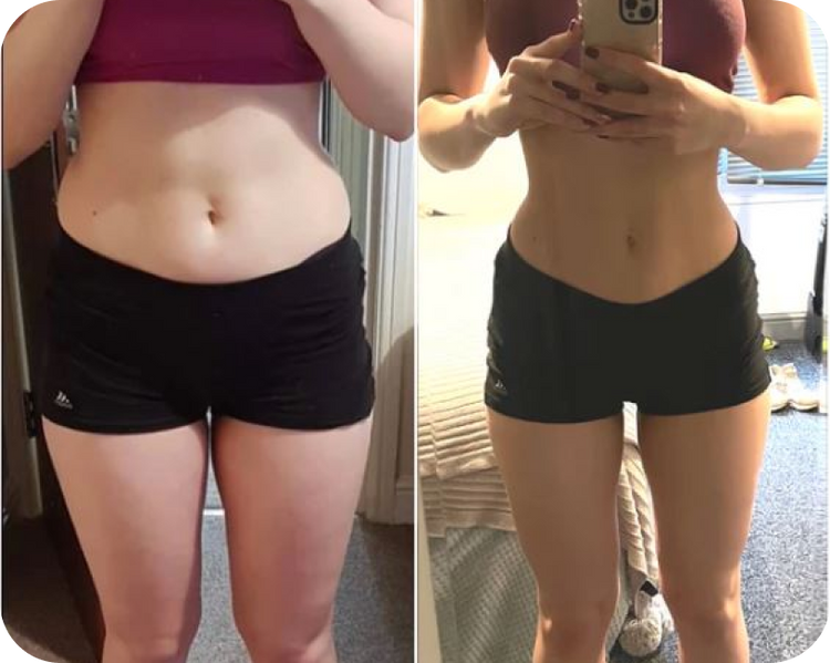 body transformation through flat tummy program
