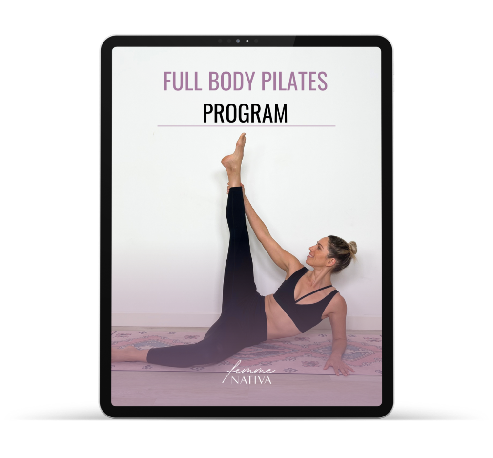 full body pilates program banner