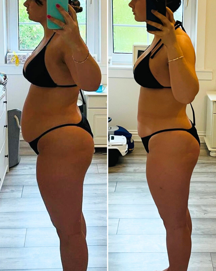 body transformation through flat tummy program