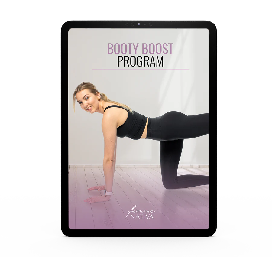 Boost Back Programme Booty Boost Program by Femme Nativa – Femme Nativa by Rachael Attard