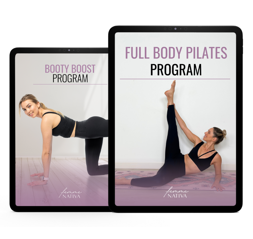 Full Body Pilates Program + Booty Boost 1 Program Bundle by Femme Nativa