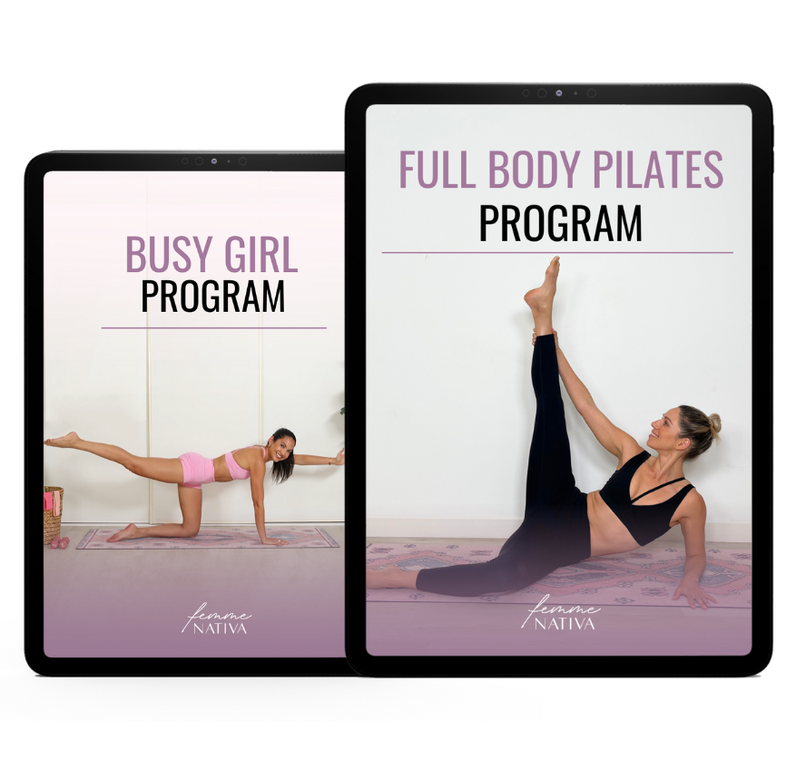 Full Body Pilates Program + Busy Girl Program Bundle by Femme Nativa